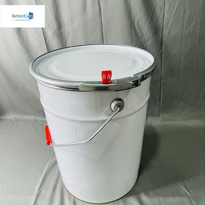 OEM Boş Kaplı 10 Litrelik Boya Ambalajı UK Metal
