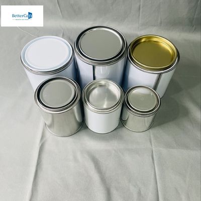 500 ml yuvarlak kimyasal 250 ml boş boya kutuları 0.23 mm kalınlığı
