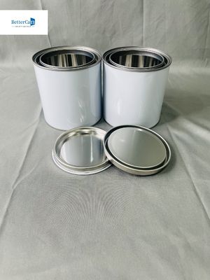 500 ml yuvarlak kimyasal 250 ml boş boya kutuları 0.23 mm kalınlığı