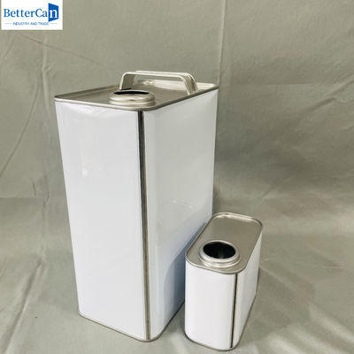 1 Gallon Motor Yağı Metal Teneke Kutuları Kapalı Motor Yağı Metal Talimi