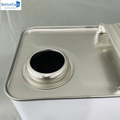 Motor Yağı Metal Tali 4 Litre Boş Teneke Kutular Metal Kapaklı ODM 1 Gallon Paket