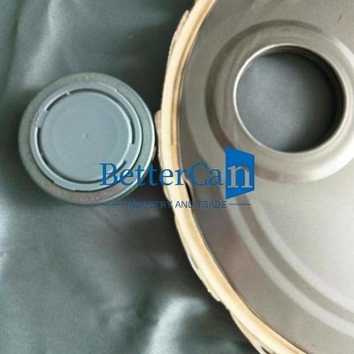 0.35mm kalınlıklı teneke kova kapağı Rieke Flexspout teneke aksesuarları ile 0.38mm kalınlıklı teneke kova kapağı